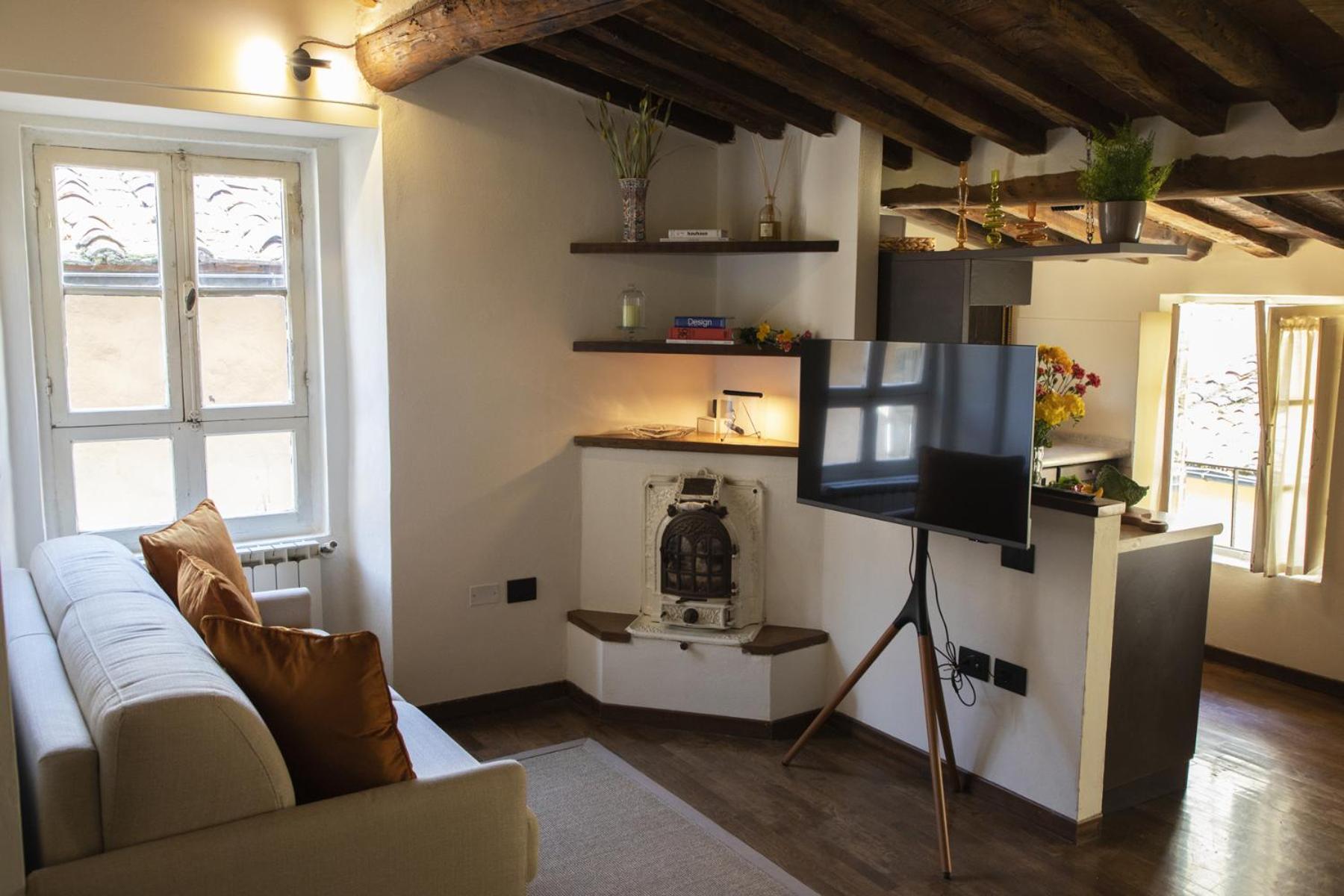 La Mansardina Beccheria Central Apartment 1 Double Bedroom, 1 Sofa Bed ルッカ エクステリア 写真